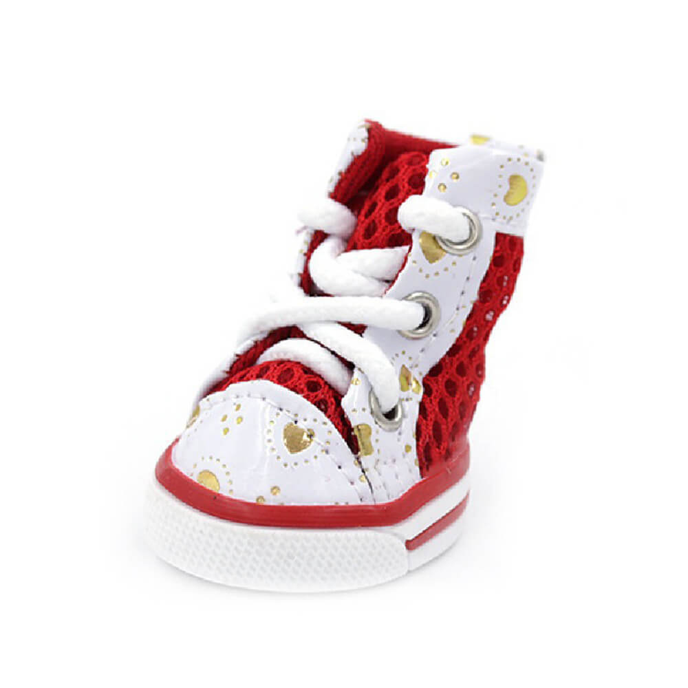 Scarpe sportive trendy alta con rete traspirante e antiscivolo per cani