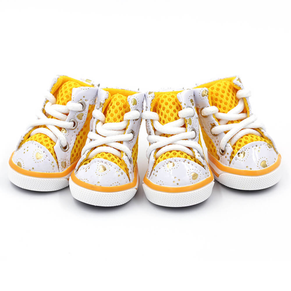 Scarpe sportive trendy alta con rete traspirante e antiscivolo per cani