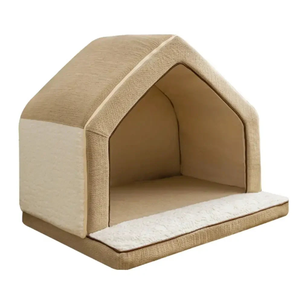Casa per cani resistente ai graffi in spugna completa riscaldante - SnuggleHome