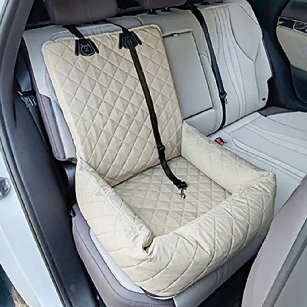 Sedile da viaggio per cani in PU leather resistente ai graffi e impermeabile per auto