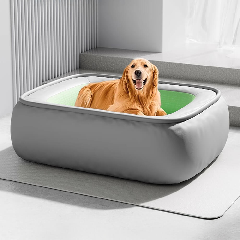 Letto per cani impermeabile, antiaderente, in pelle PU resistente ai graffi e con supporto totale.