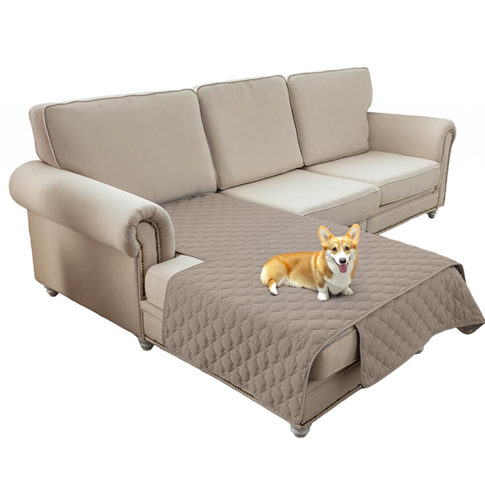 Copertura per divano per animali impermeabile e antiscivolo con trapuntatura a diamante – Protezione elegante per i mobili