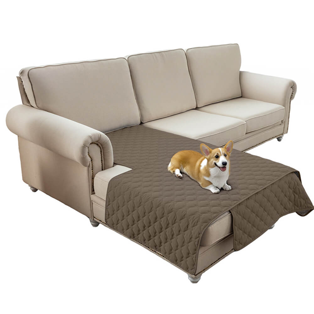 Copertura per divano per animali impermeabile e antiscivolo con trapuntatura a diamante – Protezione elegante per i mobili