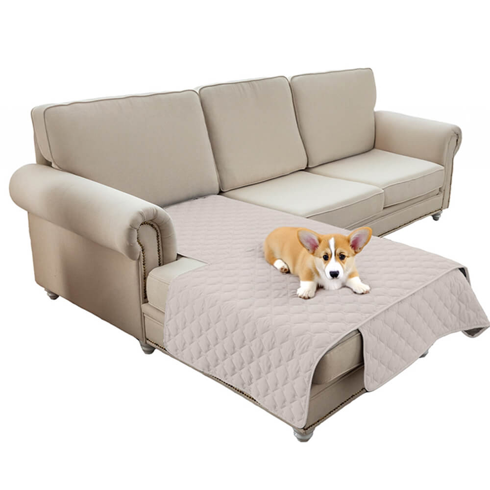 Copertura per divano per animali impermeabile e antiscivolo con trapuntatura a diamante – Protezione elegante per i mobili
