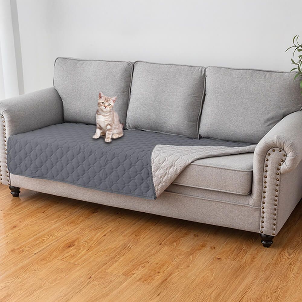 Copertura per divano per animali impermeabile e antiscivolo con trapuntatura a diamante – Protezione elegante per i mobili