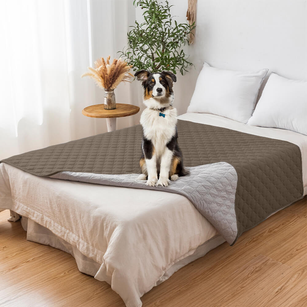 Copertura per divano per animali impermeabile e antiscivolo con trapuntatura a diamante – Protezione elegante per i mobili
