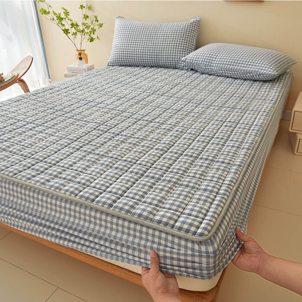 Waterproof and Dustproof Quilted Fitted Sheet Mattress Protector Cover