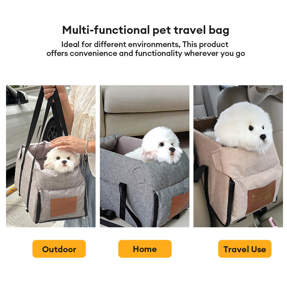 Letto per auto per gatti e cani con colore a contrasto, antiscivolo e rimovibile