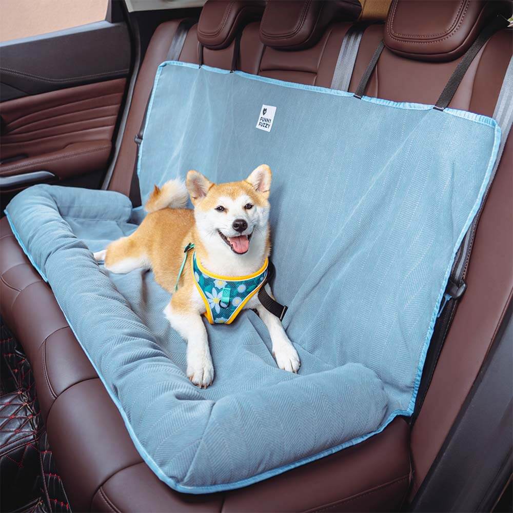 Protezione del sedile posteriore per seggiolino di sicurezza per auto da viaggio per cani