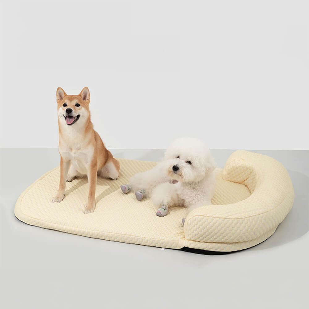 Materassino refrigerante Ice Dot traspirante con cuscino per gatti e cani