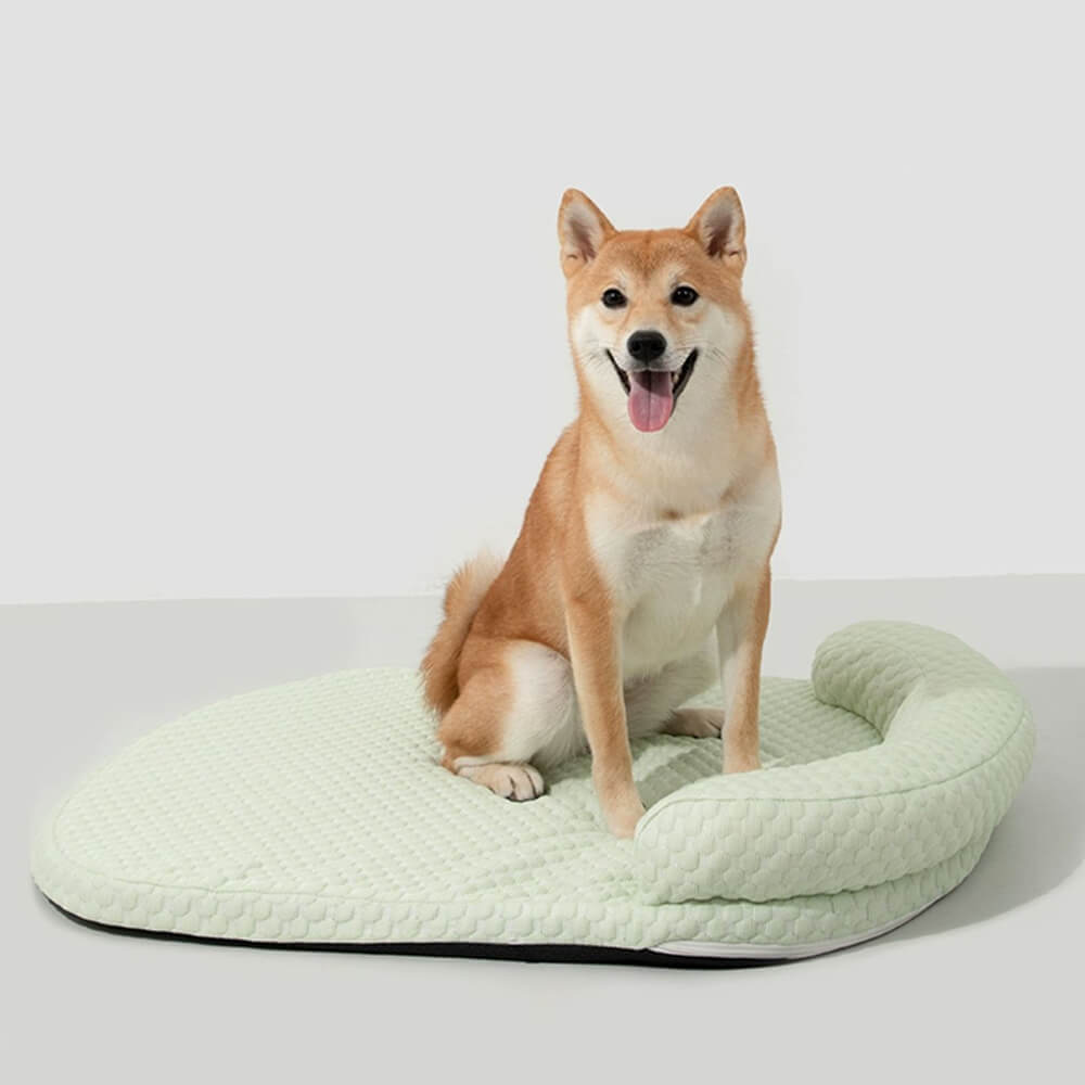 Materassino refrigerante Ice Dot traspirante con cuscino per gatti e cani