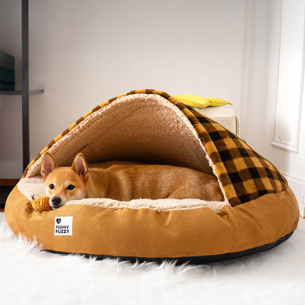 Letto per cani a forma di tenda tonda Dream Hideaway Letto nido per animali domestici