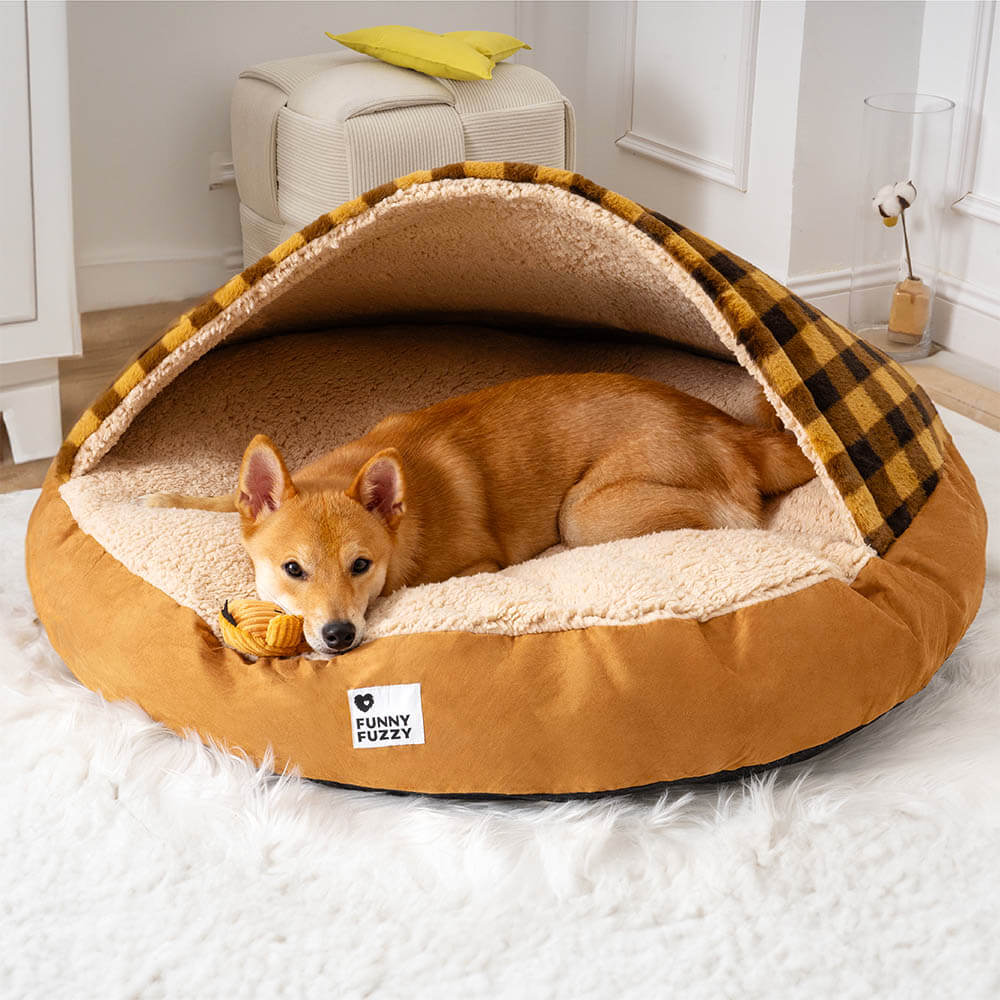 Letto per cani a forma di tenda tonda Dream Hideaway Letto nido per animali domestici