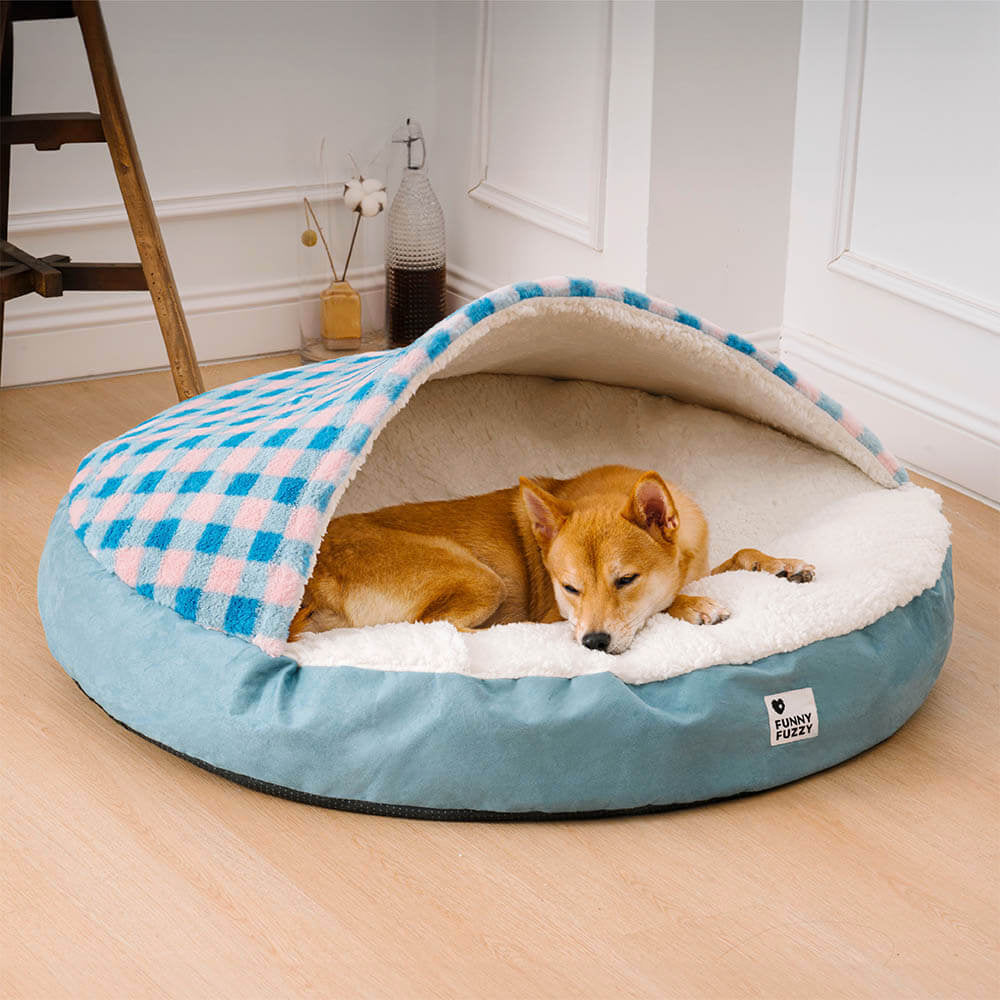 Letto per cani a forma di tenda tonda Dream Hideaway Letto nido per animali domestici