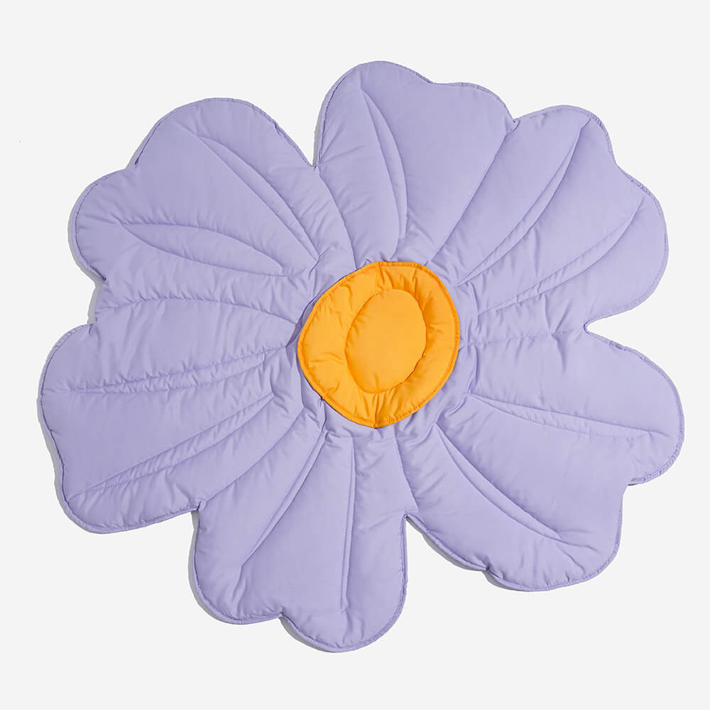 Super grande tappeto per cani a forma di fiore umano