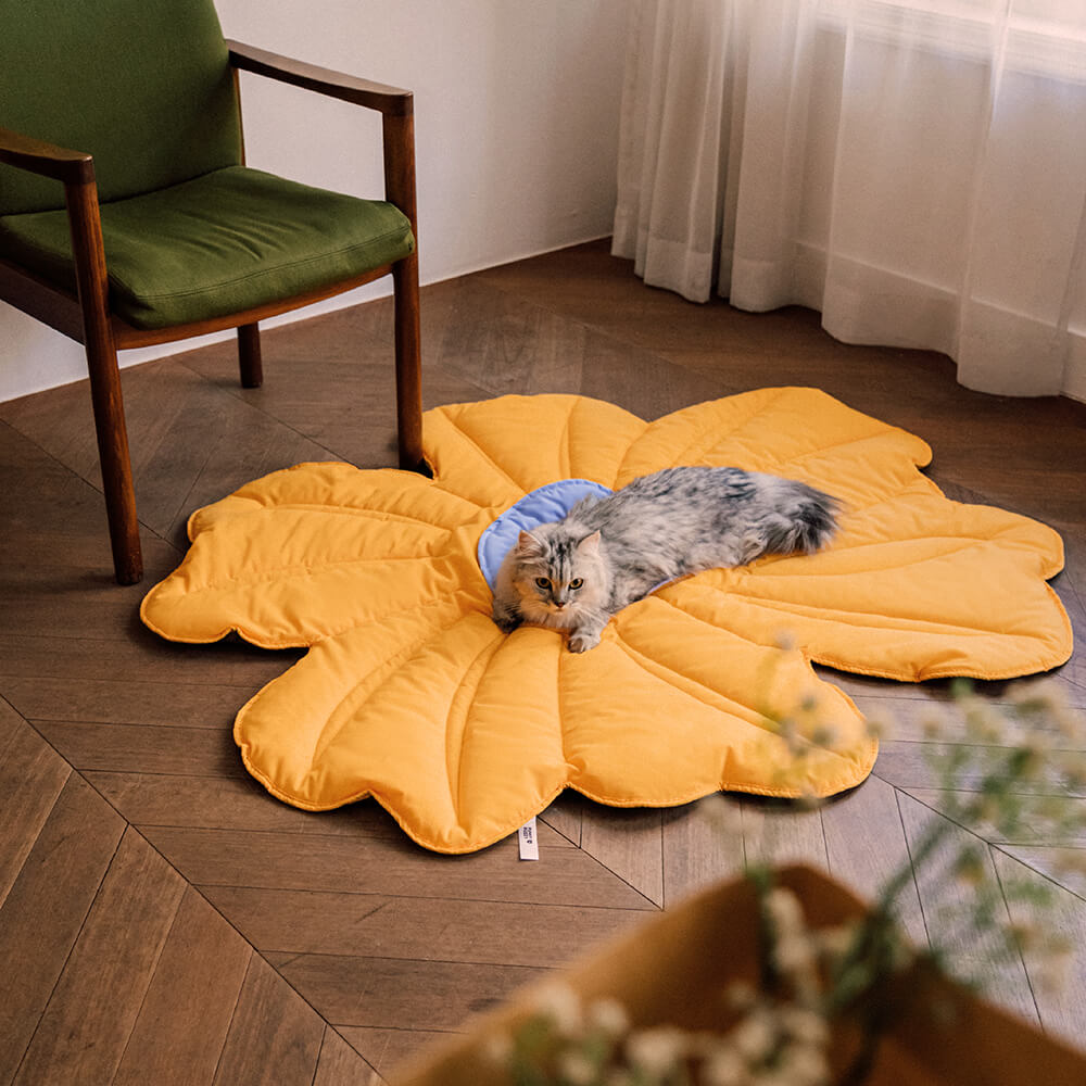 Super grande tappeto per cani a forma di fiore umano