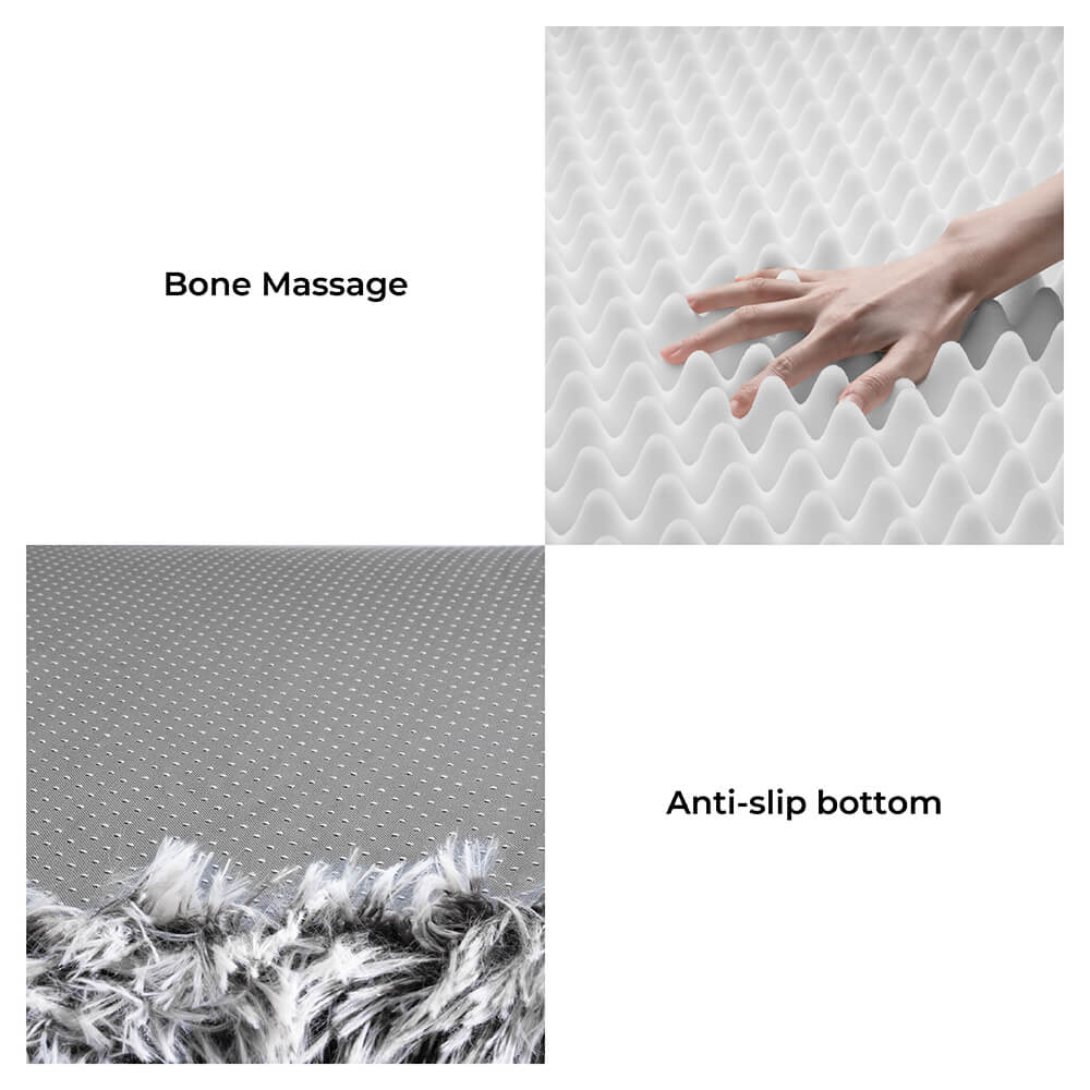 Letto Ovale Super Grande di Lusso per Dormire Più Profondamente con Coperta