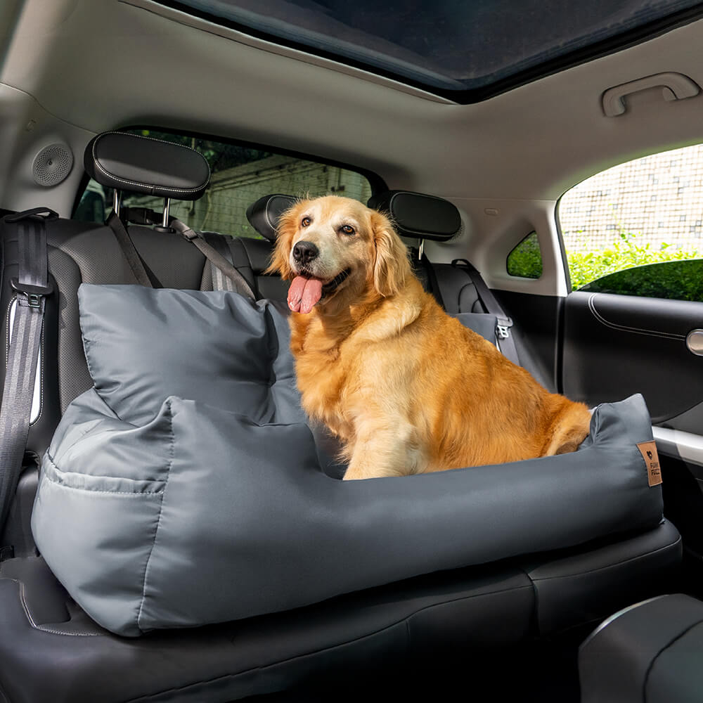 Cuscino da viaggio per la sicurezza impermeabile per cani di taglia media e grande per il sedile posteriore dell'auto