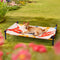 Lit pour chien surélevé en aluminium de style imprimé d'été vibrant - Summer Paradise