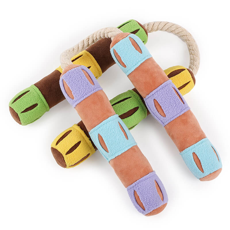 Distributore di dolcetti puzzle interattivo divertente per cani giocattolo squeaky
