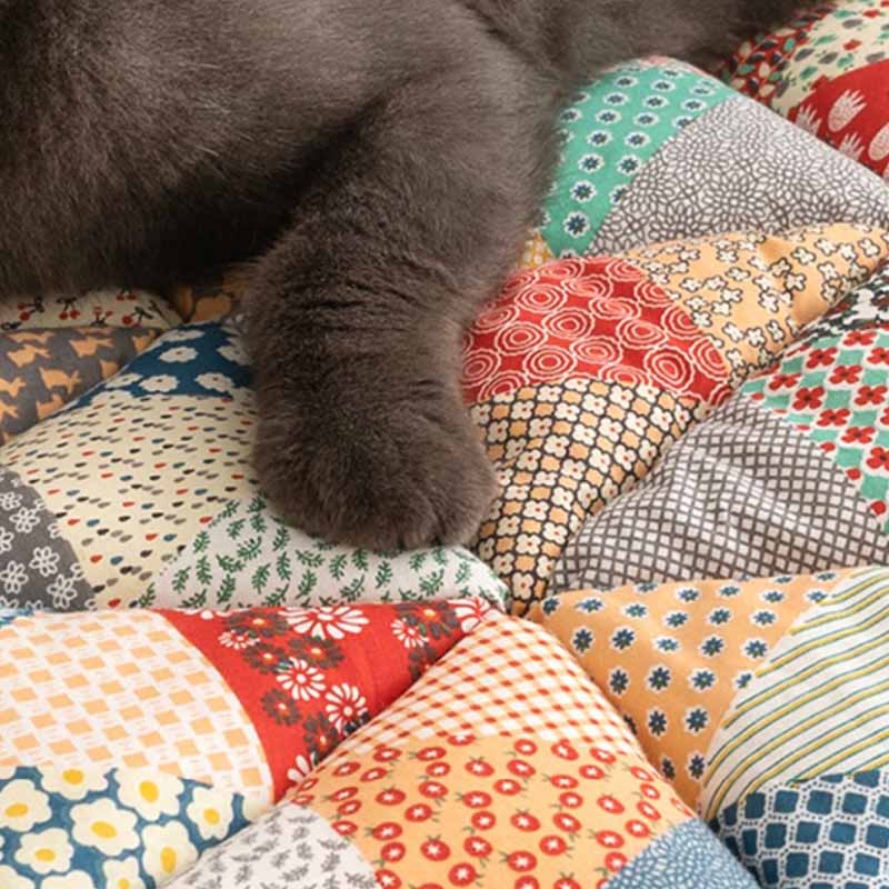 Coperta per animali in plaid patchwork, protettore per mobili, copertura per divano