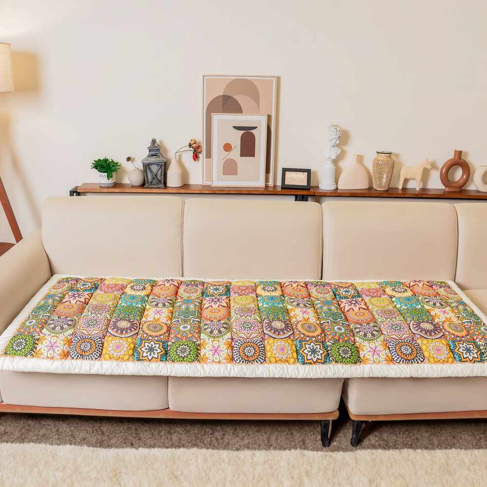 Coperta per animali in plaid patchwork, protettore per mobili, copertura per divano