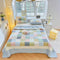 Ensemble de draps plats réversibles de luxe Garden Chic