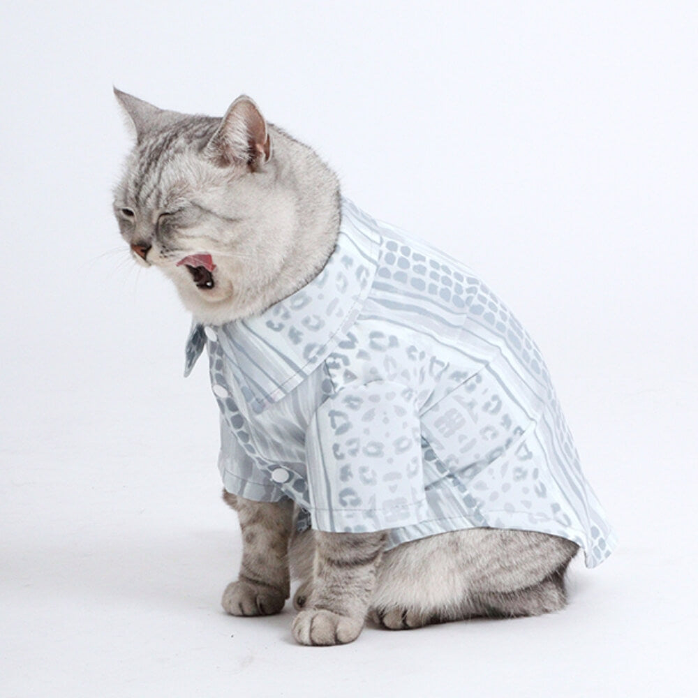 Camicia con stampa geometrica, set coordinato per animali domestici e proprietario