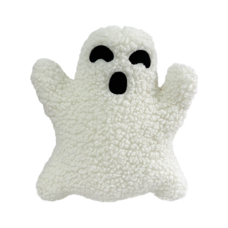 Cuscino in peluche morbido e spettrale del fantasma di Halloween