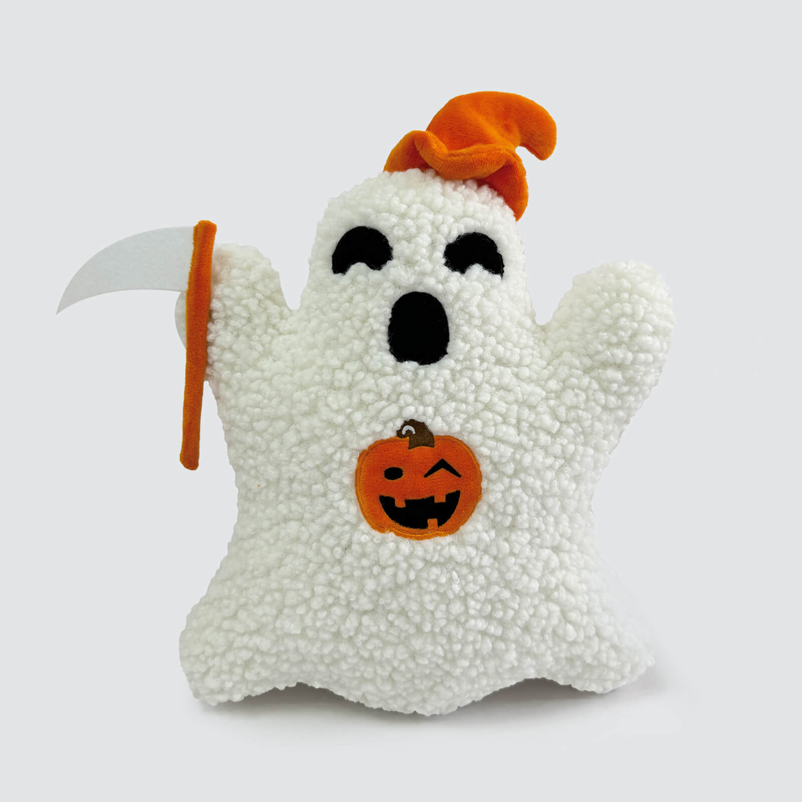 Cuscino in peluche morbido e spettrale del fantasma di Halloween