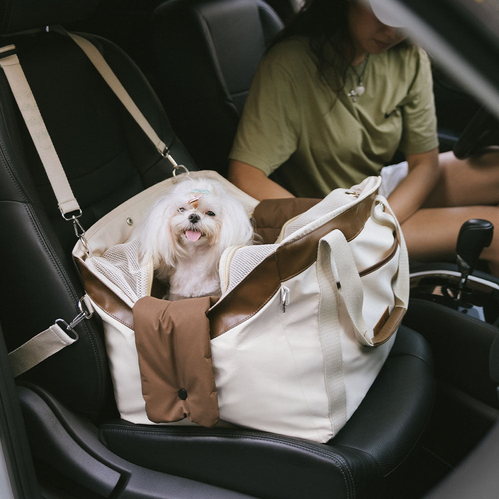 Ampio Seggiolino Auto per Cani Convertibile e Impermeabile - Urban Rover