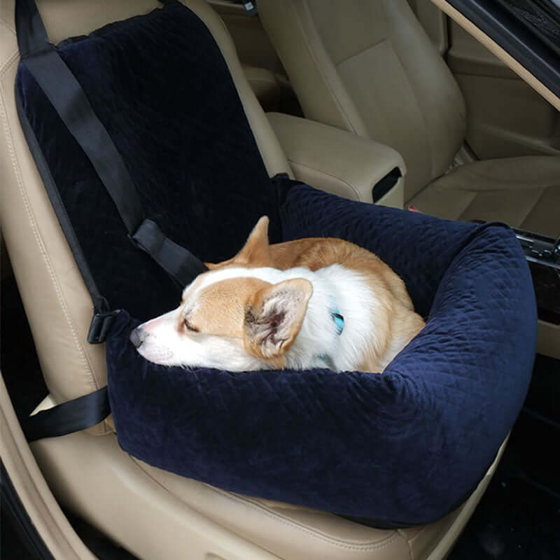 Großes weiches Samt-Reisebett für Hunde, Autositz, luxuriöse Geschenke für Hunde
