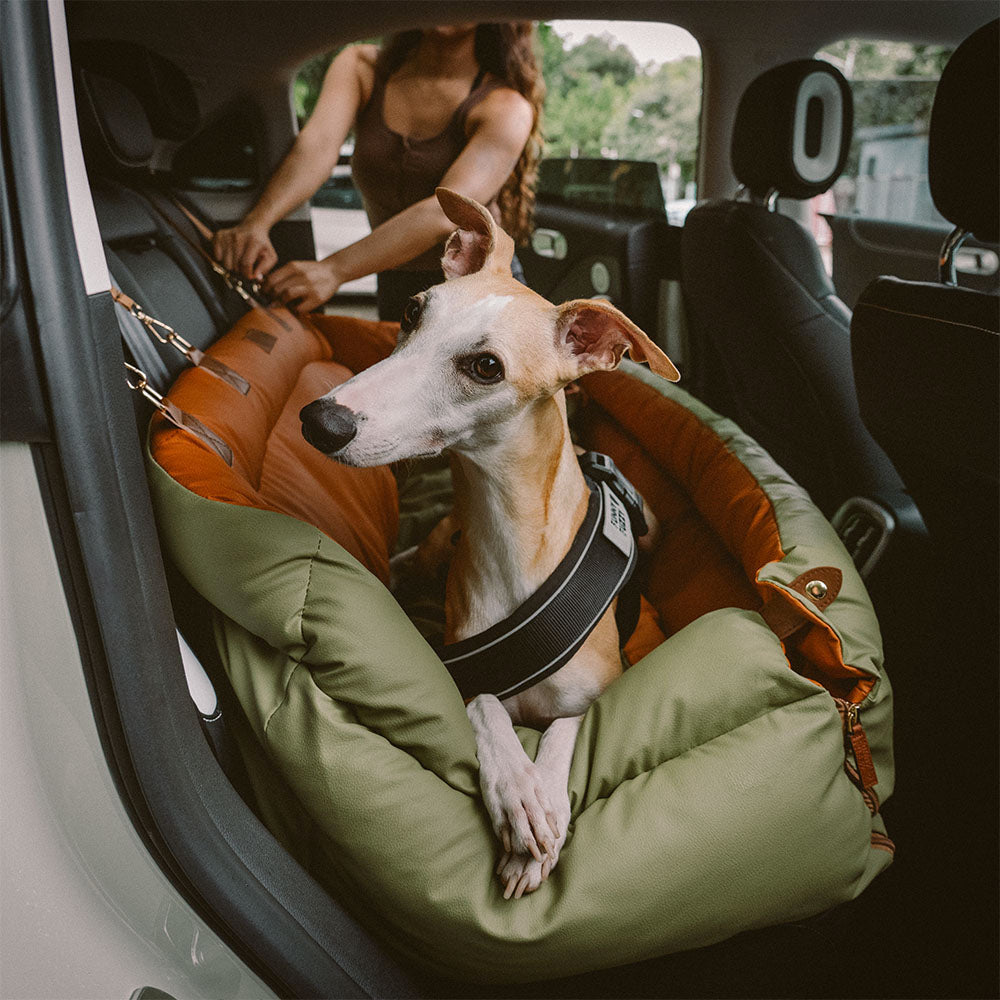 Letto Rialzato Deluxe Per Cani In Finta Pelle – Urban Voyager
