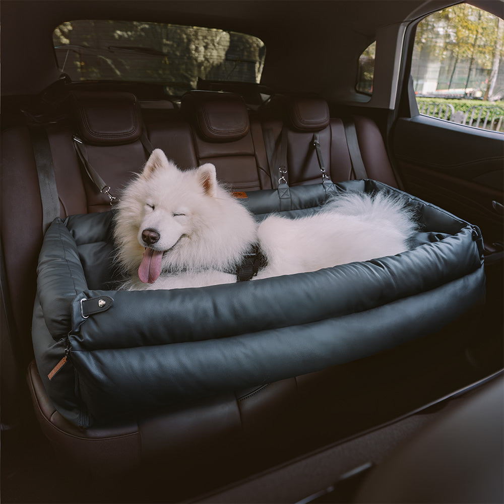 Letto Rialzato Deluxe Per Cani In Finta Pelle – Urban Voyager
