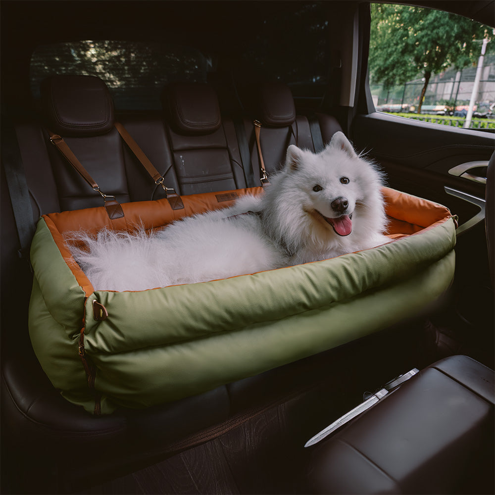 Letto Rialzato Deluxe Per Cani In Finta Pelle – Urban Voyager