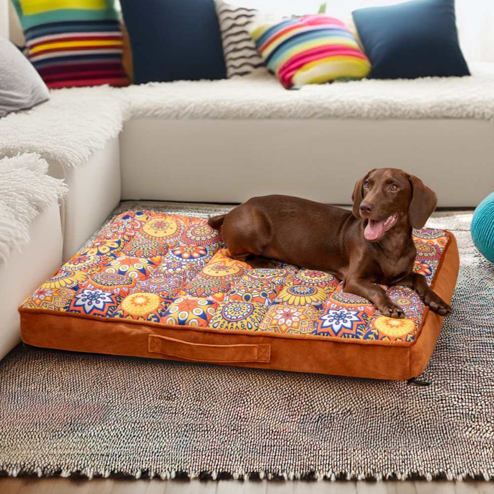 Moroccan Full Support Thickened Comfortable Orthopedic Pillow Dog Bed