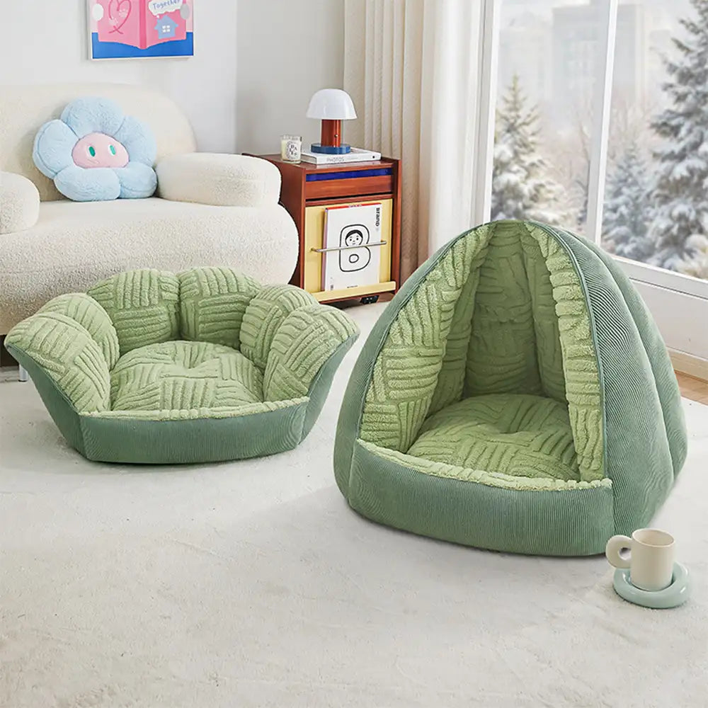 Letto per cani semi-chiuso multifunctional riscaldante per animali domestici