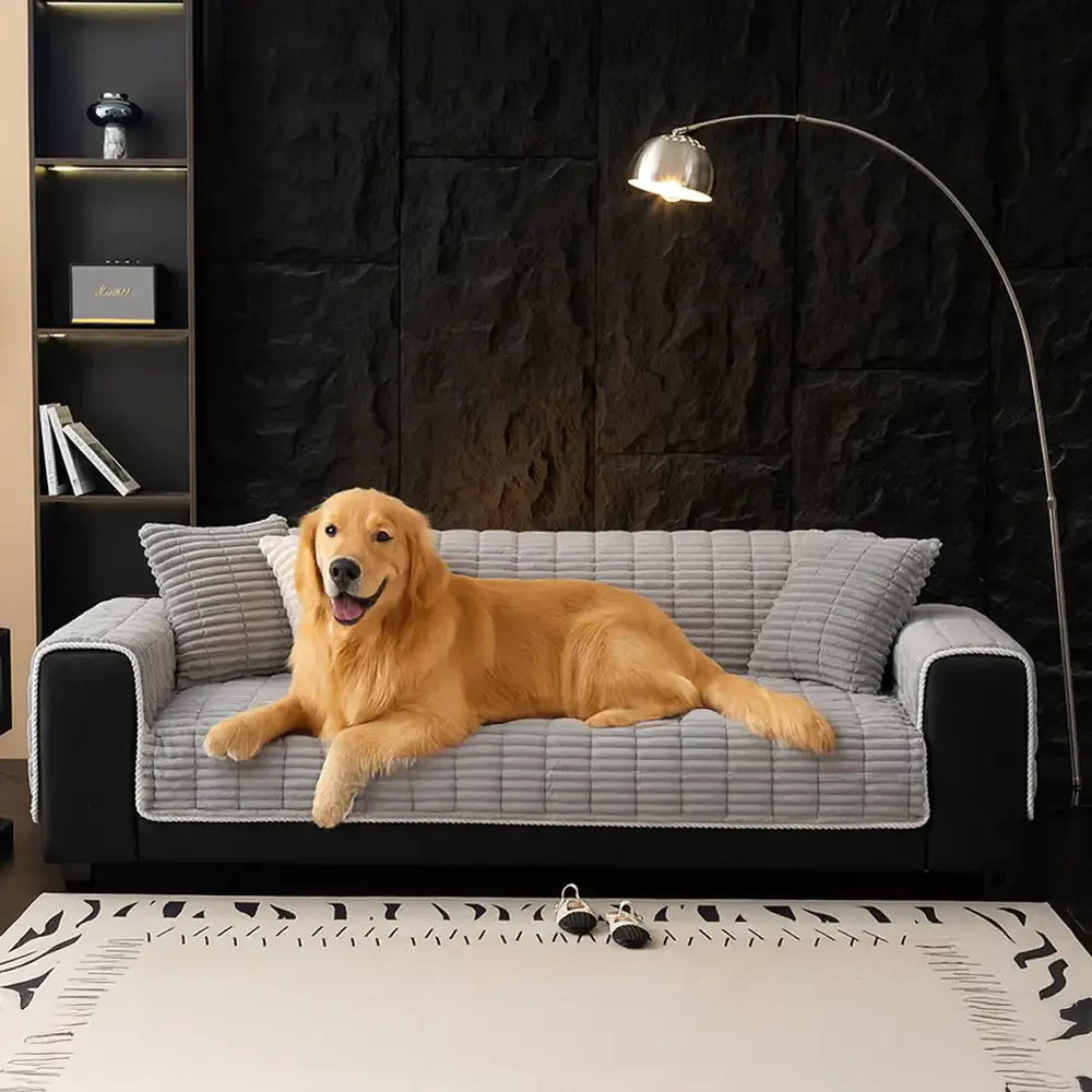 Copertura per divano in flanella accogliente One-Piece, antiscivolo