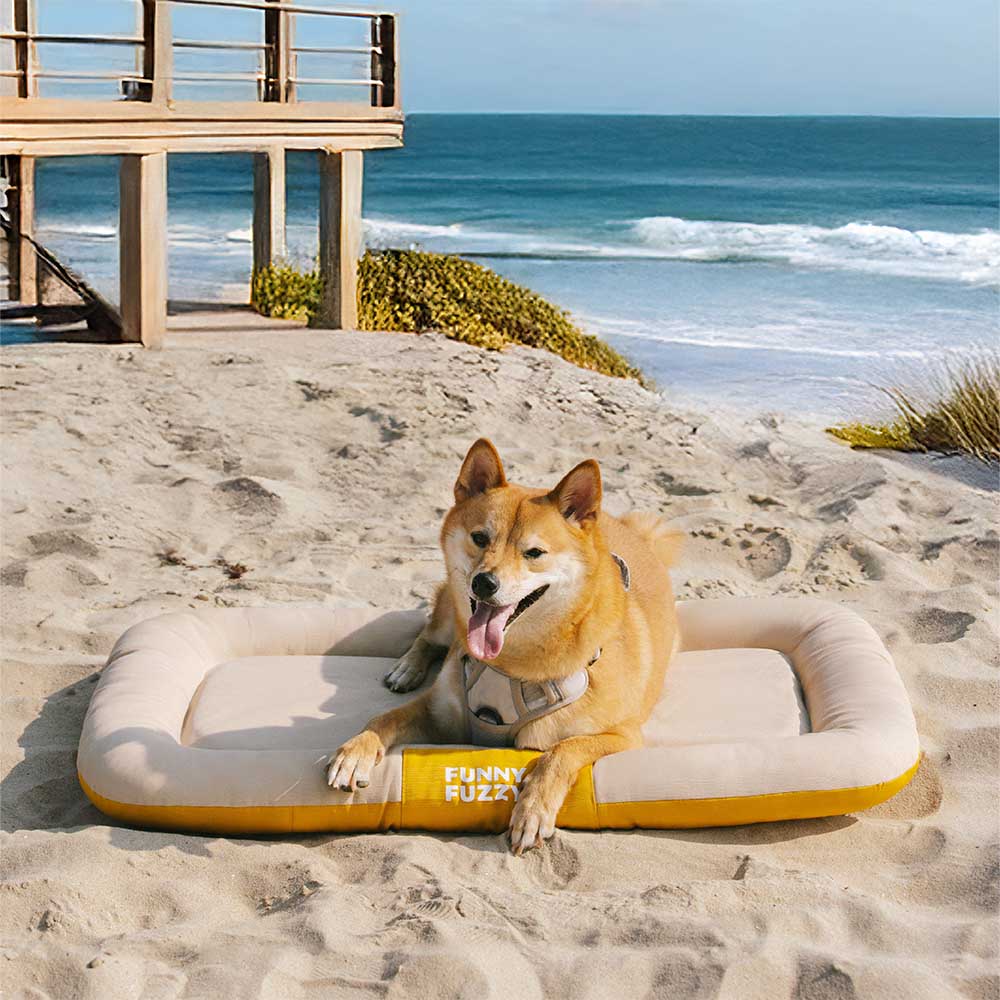 Tappetino ortopedico per cani resistente all'acqua e ai graffi, con colori a blocchi - Trek Lounge