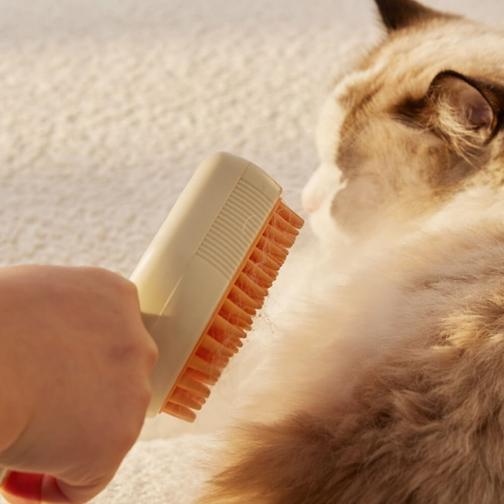 Pettine per massaggio spray per toelettatura animali domestici