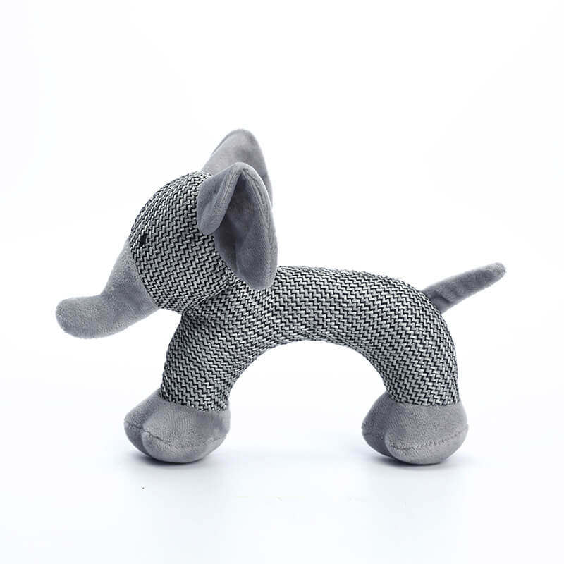 Giocattolo in peluche squeaky per cani