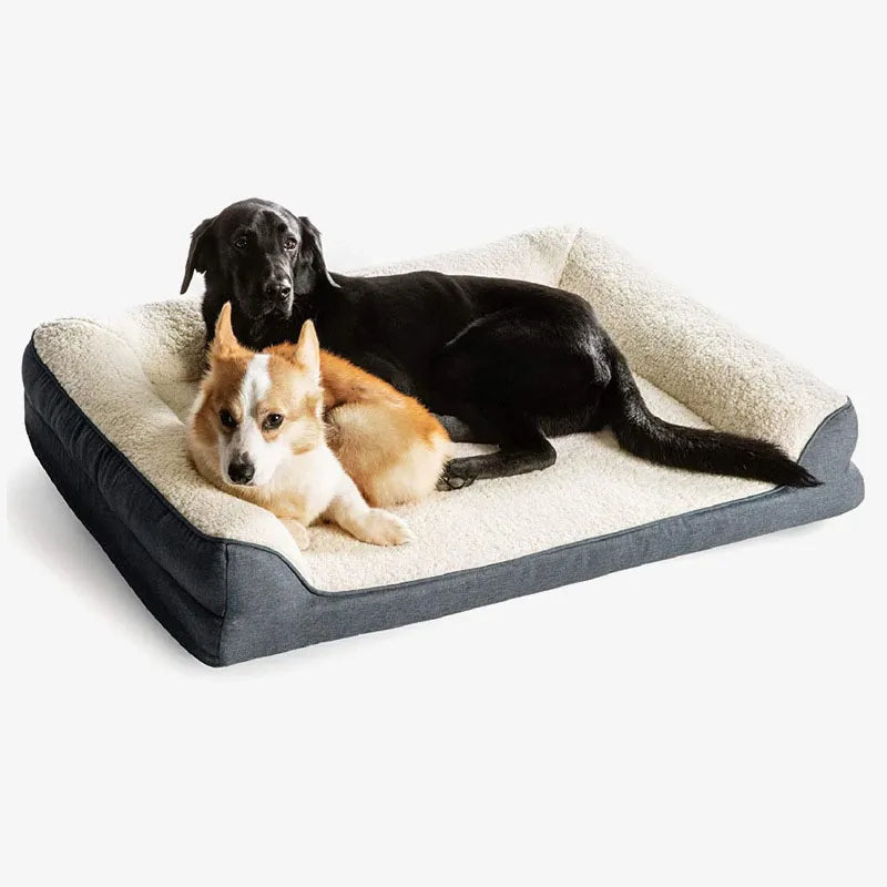Letto per cani ortopedico in memory foam per divano letto in peluche per animali domestici