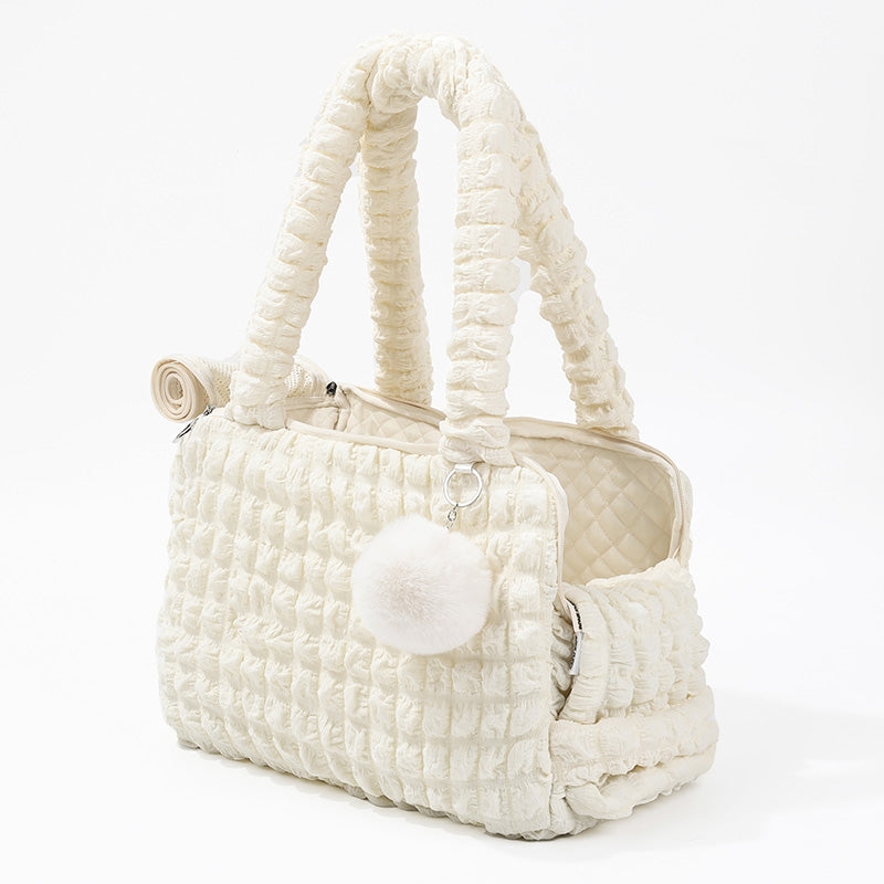 Borsa per trasportare animali domestici trendy, comoda, leggera, traspirante e rimovibile.