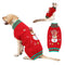 Weihnachts-Rentier-warmer Rollkragen-Hunde-Strickpullover