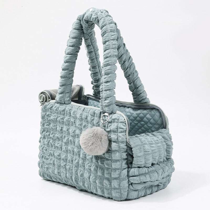 Borsa per trasportare animali domestici trendy, comoda, leggera, traspirante e rimovibile.