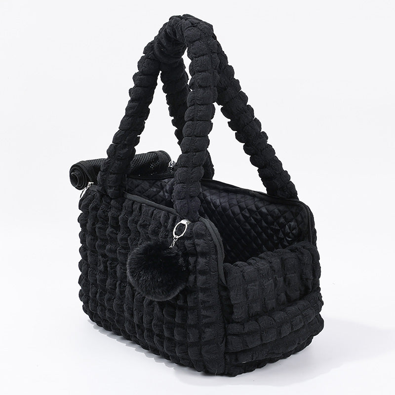 Borsa per trasportare animali domestici trendy, comoda, leggera, traspirante e rimovibile.