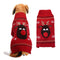 Weihnachts-Rentier-warmer Rollkragen-Hunde-Strickpullover