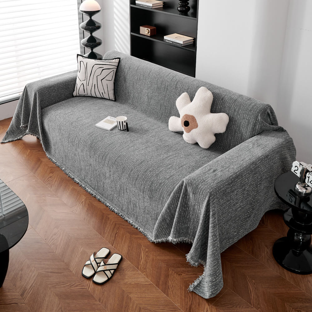Copertura per divano Soft Line Chenille per tutte le stagioni, resistente e protettiva