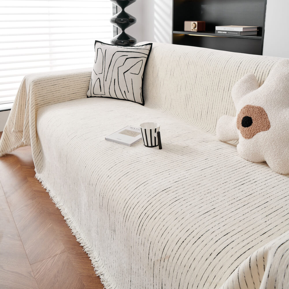 Copertura per divano Soft Line Chenille per tutte le stagioni, resistente e protettiva