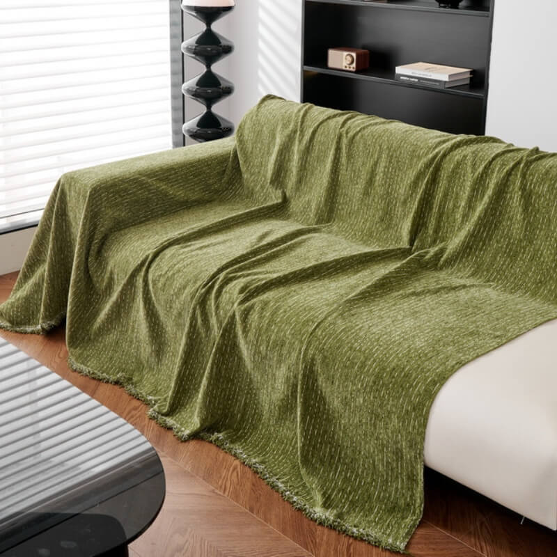 Copertura per divano Soft Line Chenille per tutte le stagioni, resistente e protettiva